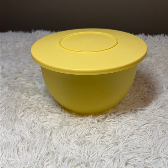 Tupperware Other - Tupperware Yellow Kitchen Storage Bowl with Lid